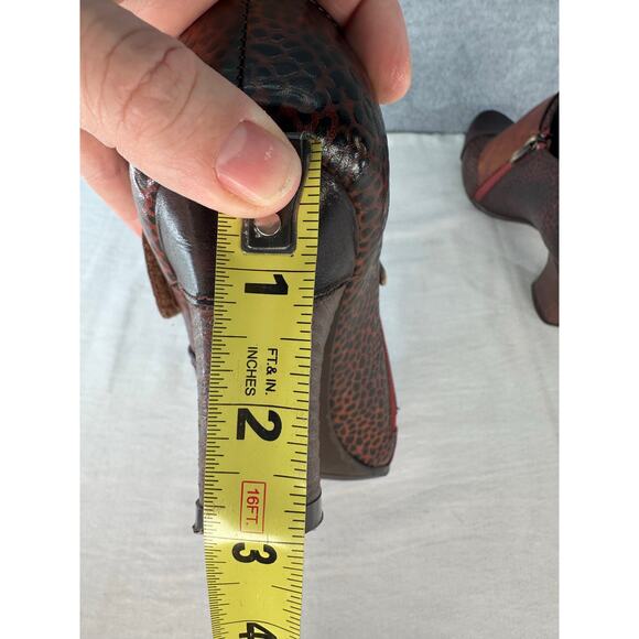 L'Artiste by Spring Step Womens sz 42 (10.5-11) Fia Ankle Bootie Block Heel BOHO - Picture 5 of 14